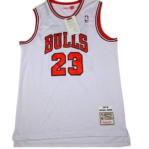 Mitchell & Ness Michael Jordan Chicago Bulls 1997-98 Jersey White XXL 50 NBA